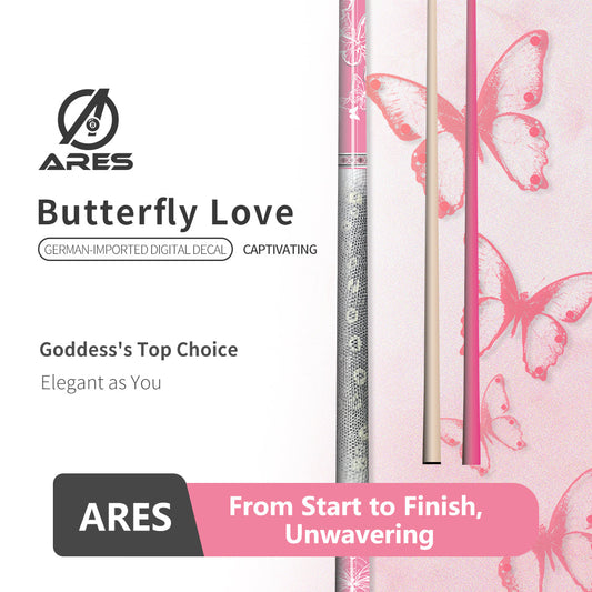 Ultimate Black Friday Steal! ARES CUE Exclusive: Why the "Butterfly Love" LD Shaft Beats Carbon Fiber and is the Black Friday Must-Buy Art Cue?